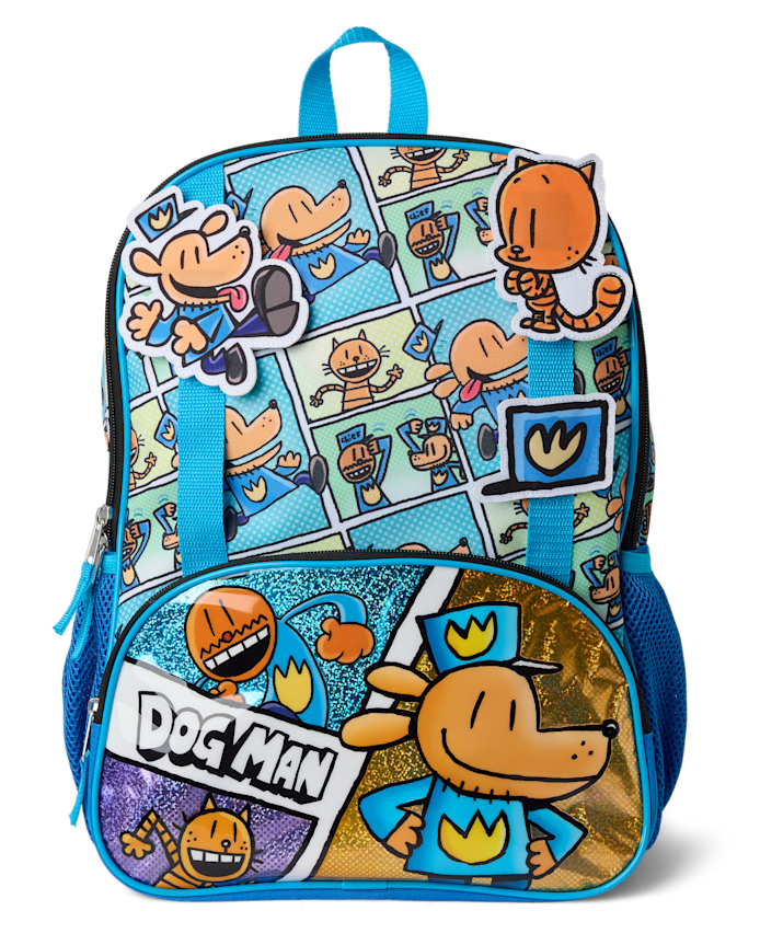 Boys Dog Man™ Backpack 2-Piece Set