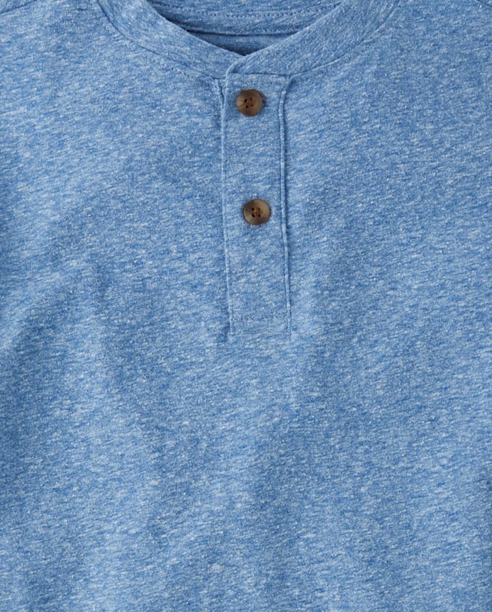 Boys Marled Henley Top 3-Pack