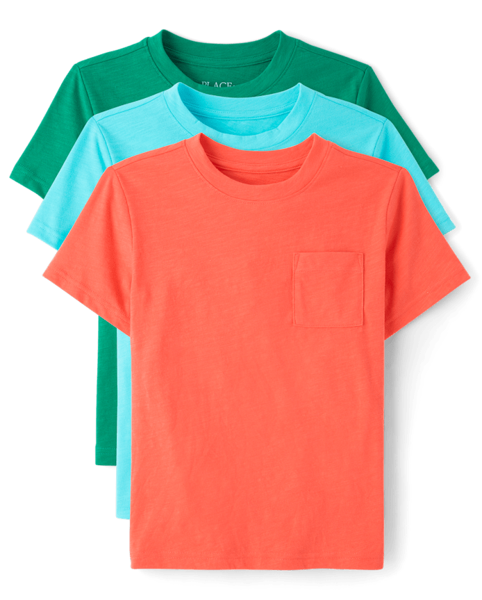 Boys Pocket Tee 3-Pack