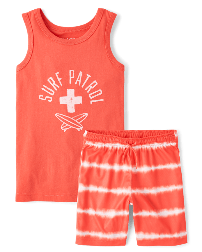 Boys Surf Patrol 2-Piece Outfit Set