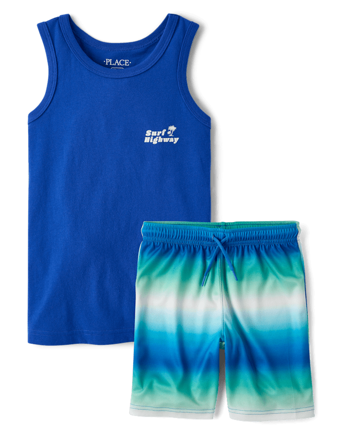 Boys Surf Highway 2-Piece Outfit Set