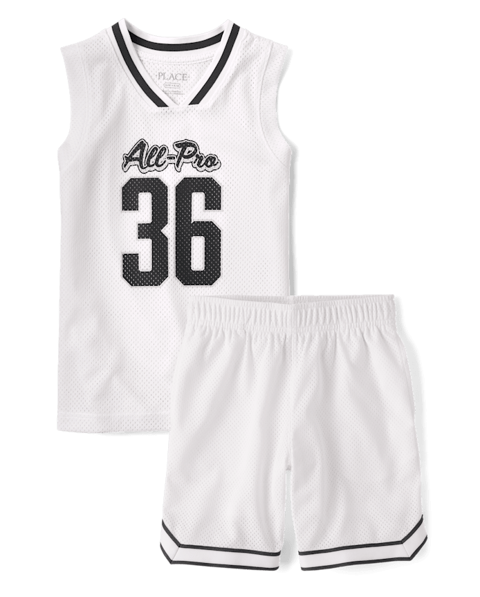 Kids Quick Dry All-Pro Varsity Mesh 2-Piece Outfit Set