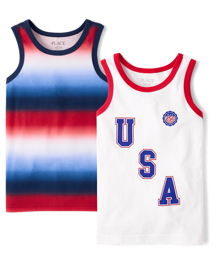 Boys Americana Tank Top 2-Pack