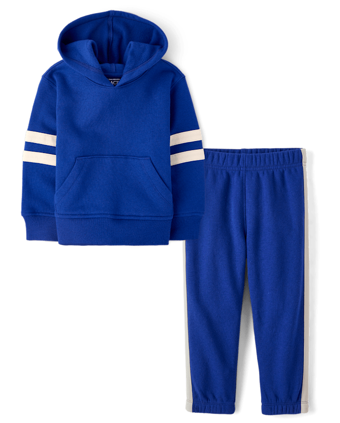 Baby And Toddler Boys Varsity Premium Fleece 2-Piece Outfit Set