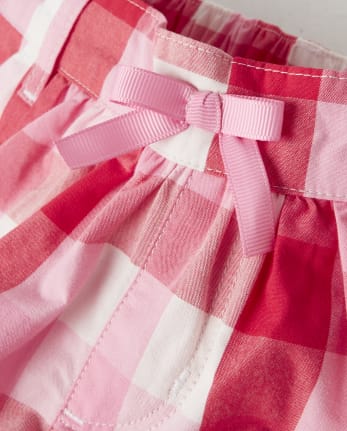 Short Vichy Fille - Très Cerise