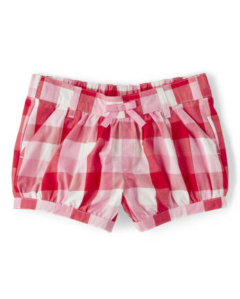 Short Vichy Fille - Très Cerise