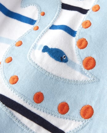 Boys Peek-A-Boo Octopus Top - Whale Hello There