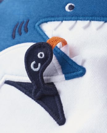 Camiseta de pesca para niños con tiburón - Ballena Hola