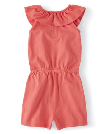 Girls Ruffle Romper - Fairy Blossom