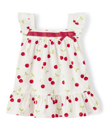 Top Niña Volantes - Very Cherry