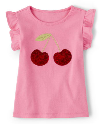 Top Niña Lentejuelas - Very Cherry