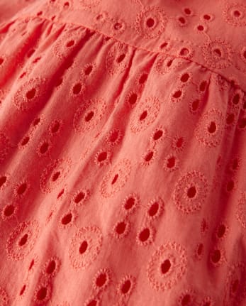 Robe à volants et œillets pour filles - Fleur de fée