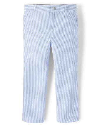 Boys seersucker pants clearance