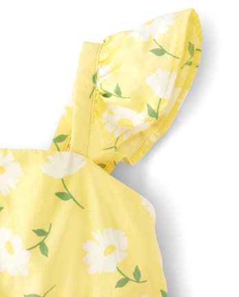 Robe fleurie pour filles - Marguerites ensoleillées