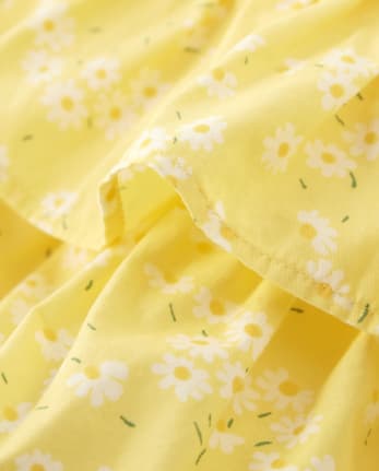 Girls Floral Tiered Skort - Sunny Daisies