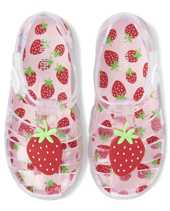 common sense rack claw Girls Strawberry Jelly Sandals - Strawberry Patch | Gymboree - CLEAR
