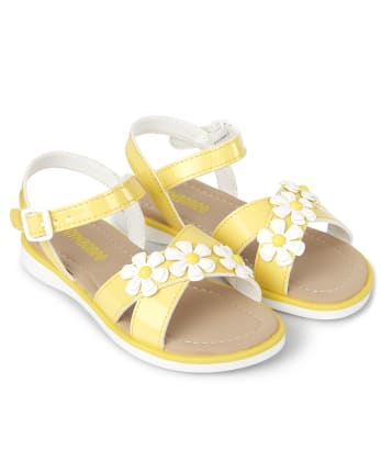 Girls Flower Sandals - Sunny Daisies