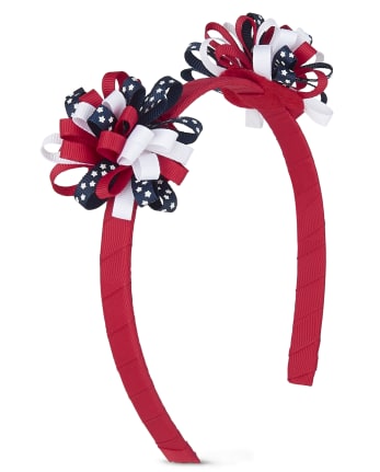 Girls Curly Star Headband - American Cutie
