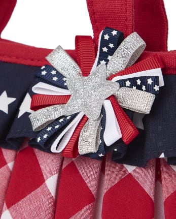 Girls Ruffle Bag - American Cutie