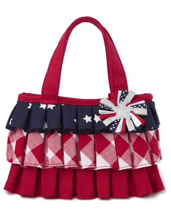 Girls Ruffle Bag - American Cutie