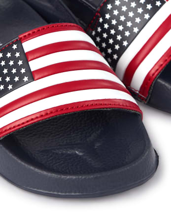 Boys Flag Slides - American Cutie