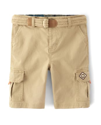 Shorts cargo con cinturón para niños - Summer Safari
