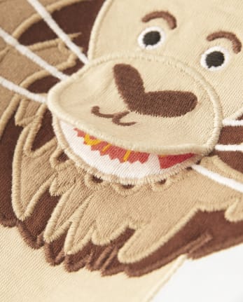 Boys Peek-A-Boo Lion Top - Summer Safari