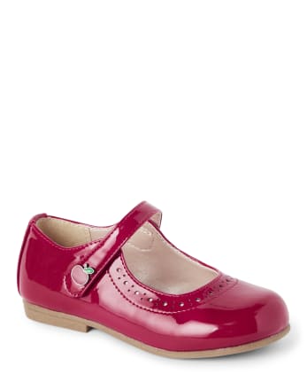 Girls Ballet Flats - Candy Apple
