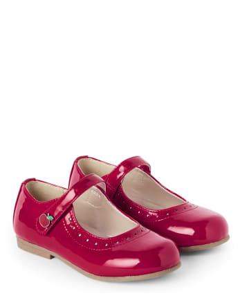 Girls Ballet Flats - Candy Apple