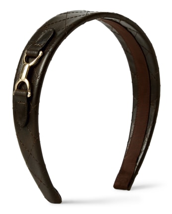 Girls Quilted Headband - Pony Club