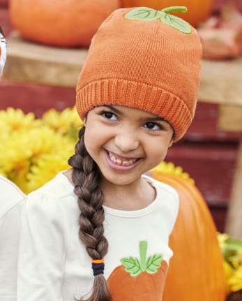 Gorro de calabaza unisex para niñas y niños - Lil' Pumpkin