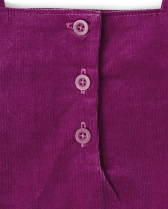 Girls Applique Flowers Jumper - Berry Cute