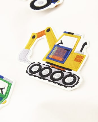 Camiseta de camiones Peek-A-Boo para niños - Demolition Dude