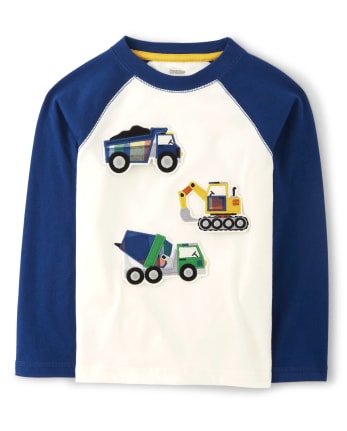 Camiseta de camiones Peek-A-Boo para niños - Demolition Dude