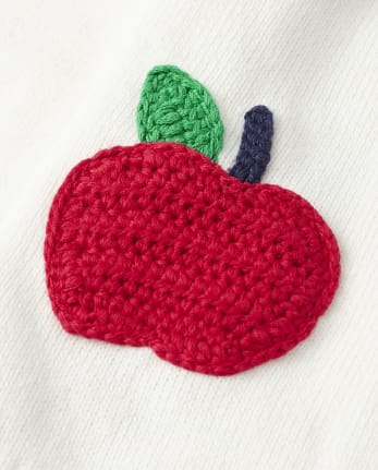 Cárdigan con aplicación para niñas - Candy Apple