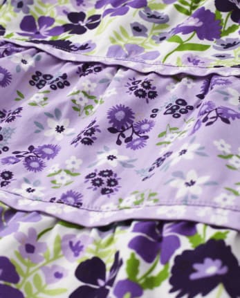 Top violeta a capas para niñas - Whooo's Cute