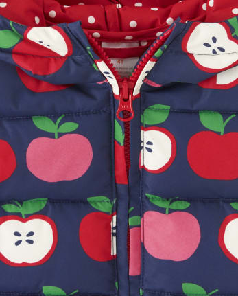 Girls Apple Vest - Candy Apple