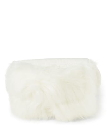 Girls Faux Fur Muff Bag - Picture Perfect