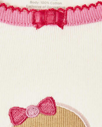 Girls Gingerbread Cotton 2-Piece Pajamas - Gymmies