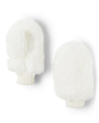 Manoplas de piel sintética para niñas - Snow Princess
