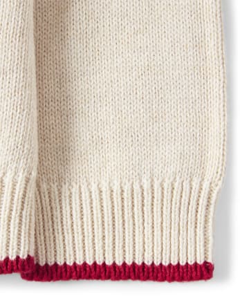 Suéter de pan de jengibre bordado para niños - Moose Mountain