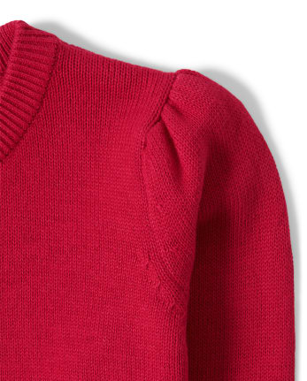 Girls Applique Cardigan - Little Ladybug