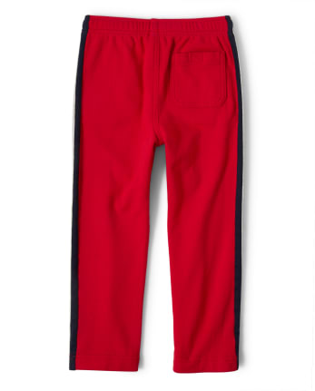 Pantalones de chándal con rayas laterales para niños