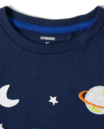 Kids Embroidered Astronaut Top - Future Astronaut