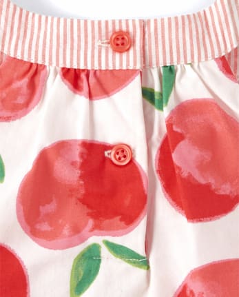 Girls Tiered Top - Pretty Peach