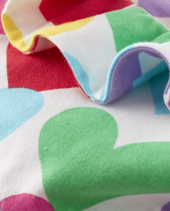 Robe à volants en forme de cœur pour filles - Sunshine Time