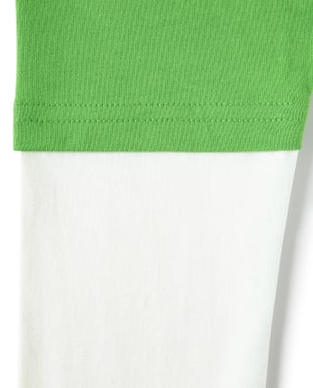Haut brodé Lucky 2 en 1 pour garçons - Petit Leprechaun