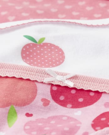 Girls Peach Underwear 3-Pack