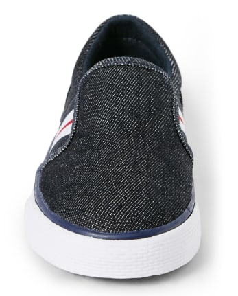 Baskets à enfiler en jean pour garçons - All Aboard