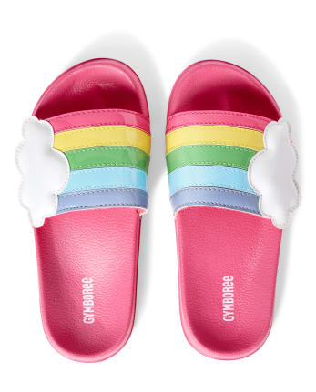 Girls shop rainbow slides